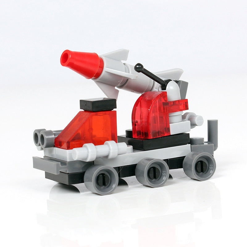Assembling small particles to spread the toy puzzle kindergarten