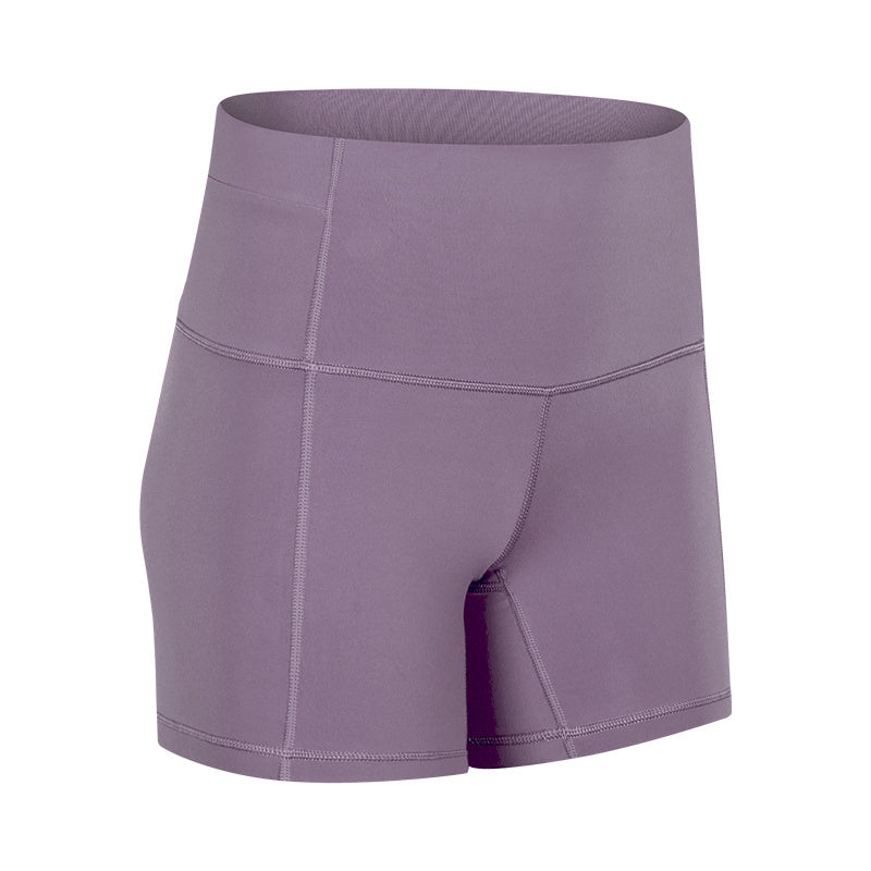 High-Waist Hip-Lifting Sports Shorts – Women's Tight Fit Fitness Pants