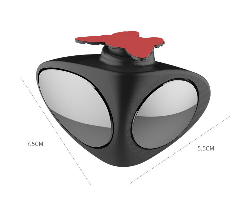 Double Vision Auxiliary Blind Spot Mirror for Car Rearview