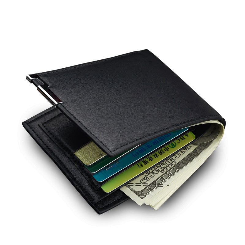 Men's Business Wallet – Money Clip & Card Case