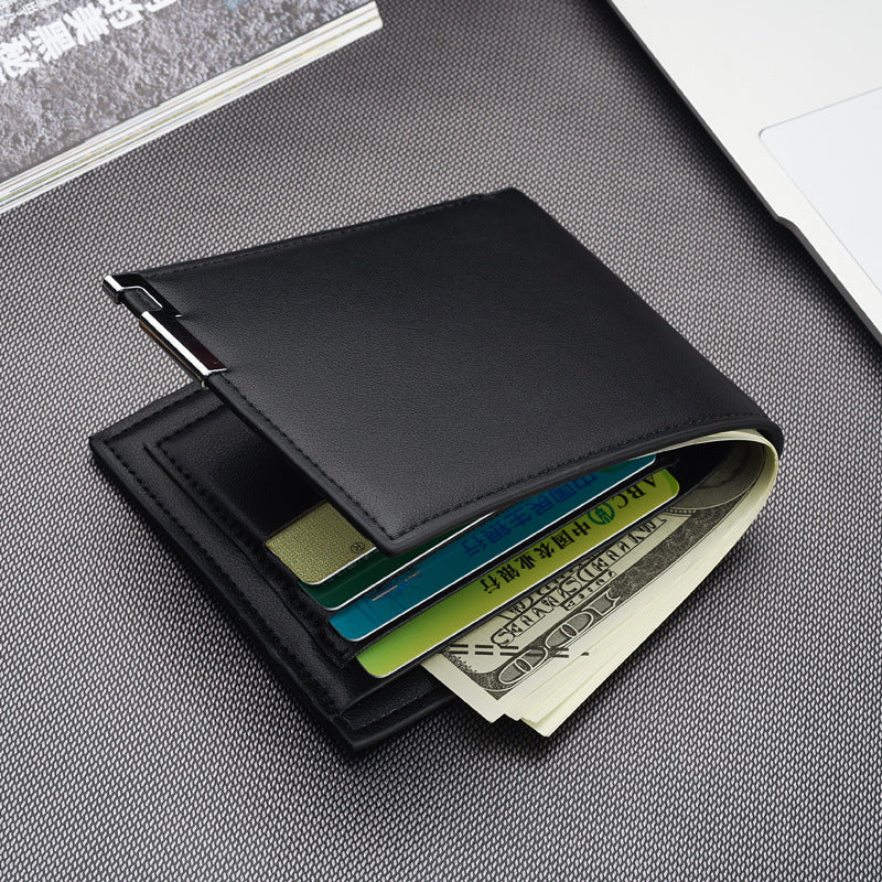Men's Business Wallet – Money Clip & Card Case