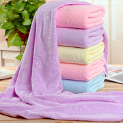 Cartoon Bear Kids’ Large Microfiber Bath & Beach Towel – Absorbent & Soft