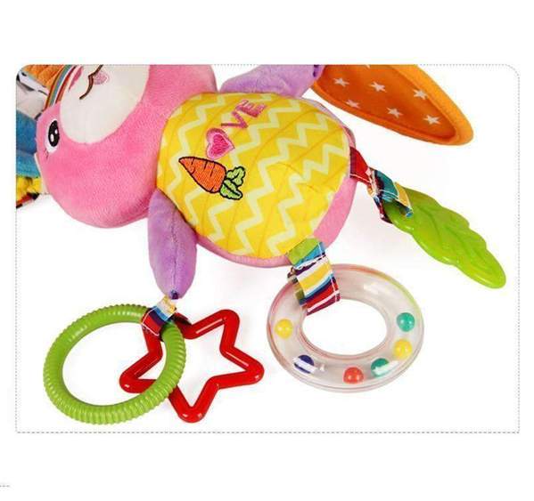 Soft Plush Polyester Stroller Hanging Toys Unisex Baby