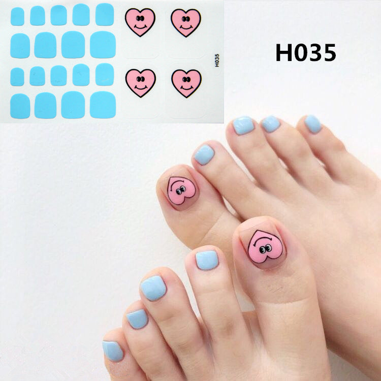 Toenail Sticker Mask Craft Summer
