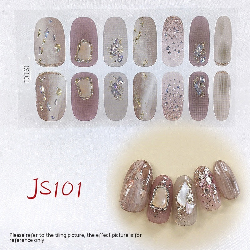 Three-dimensional Craft Crystal Nail Oil Film Crystal Glass Nail Sticker