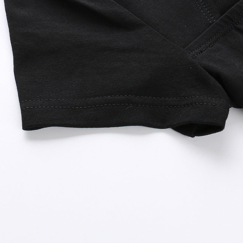 Women's Openwork Cotton Blend Regular Tee