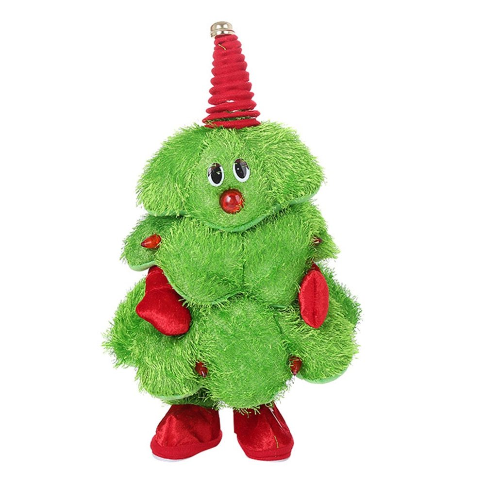 Wiggle Hip Singing Christmas Tree Plush Toy Musical Dancing Doll