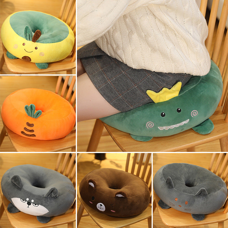 Home Fashion Cartoon Plush Futon Seat Cushion