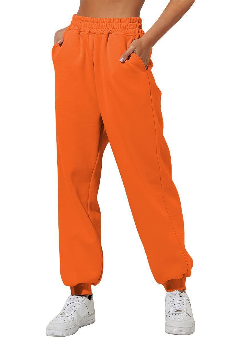 Slim Polyester Fashion Pants Womens Solid Color Fit