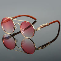 Golden Frame Gradually Pink