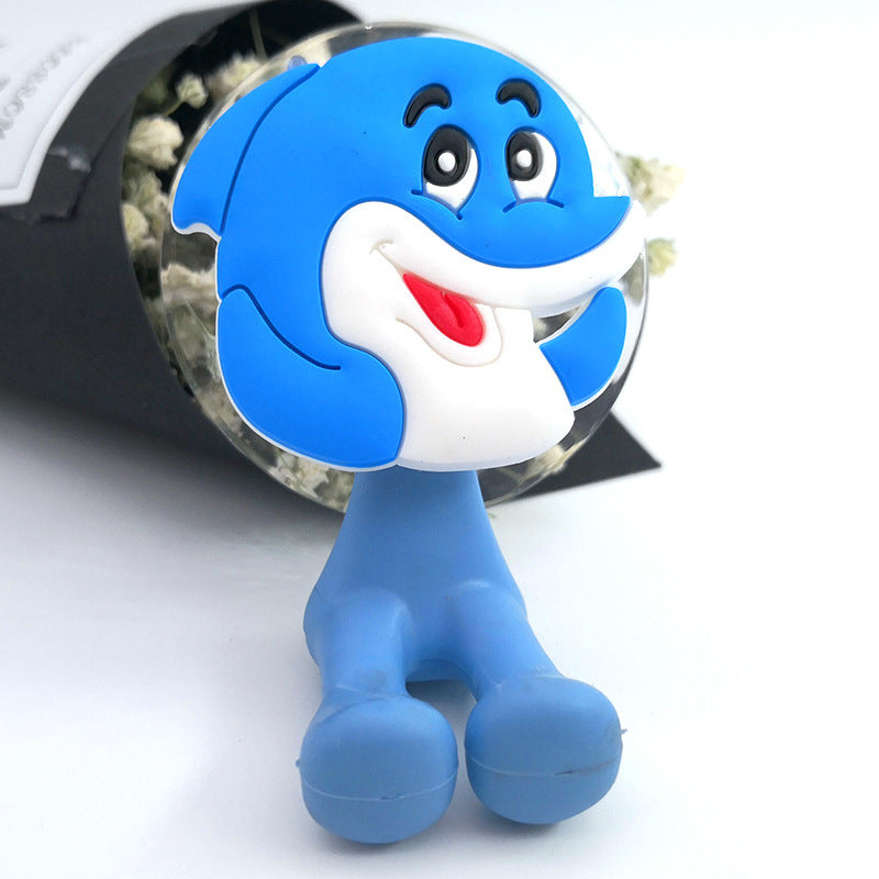 Cute Cartoon Animal Suction Cup Toothbrush Holder – Bathroom Organizer