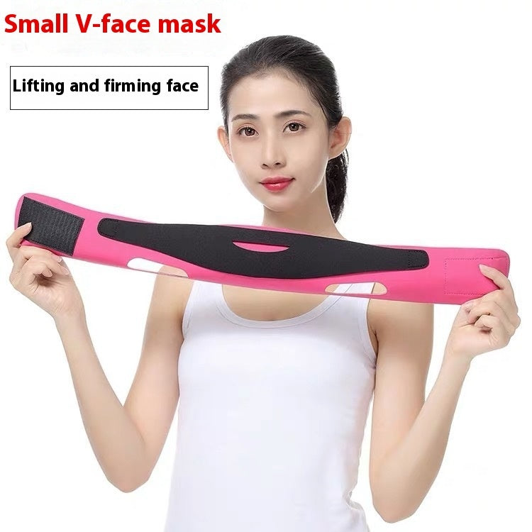 Rose Red Face Slimmer Mask – Thin & Comfortable Bandage for Facial Contouring