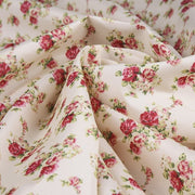 Calm Rose Patterned 100% Polyester Home Textile Fabric Cloth