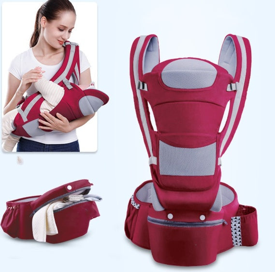 Baby Carrier with Waist Stool – Breathable and Multifunctional