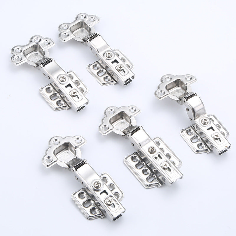 Stainless Steel Cabinet Door Hinge Closet Door Hinge Mute Damping Cushion Hinge Stainless Steel Hinge