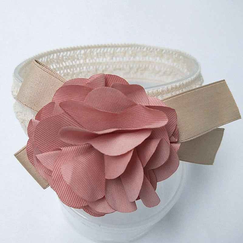 Baby Lace Headband – Soft & Stretchy Hair Accessory for Newborns and Toddlers