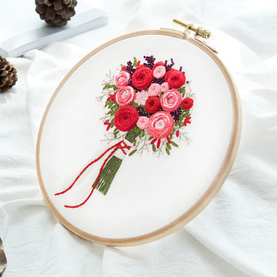 DIY Embroidery Material Package – Sewing and Craft Supplies for Beginners