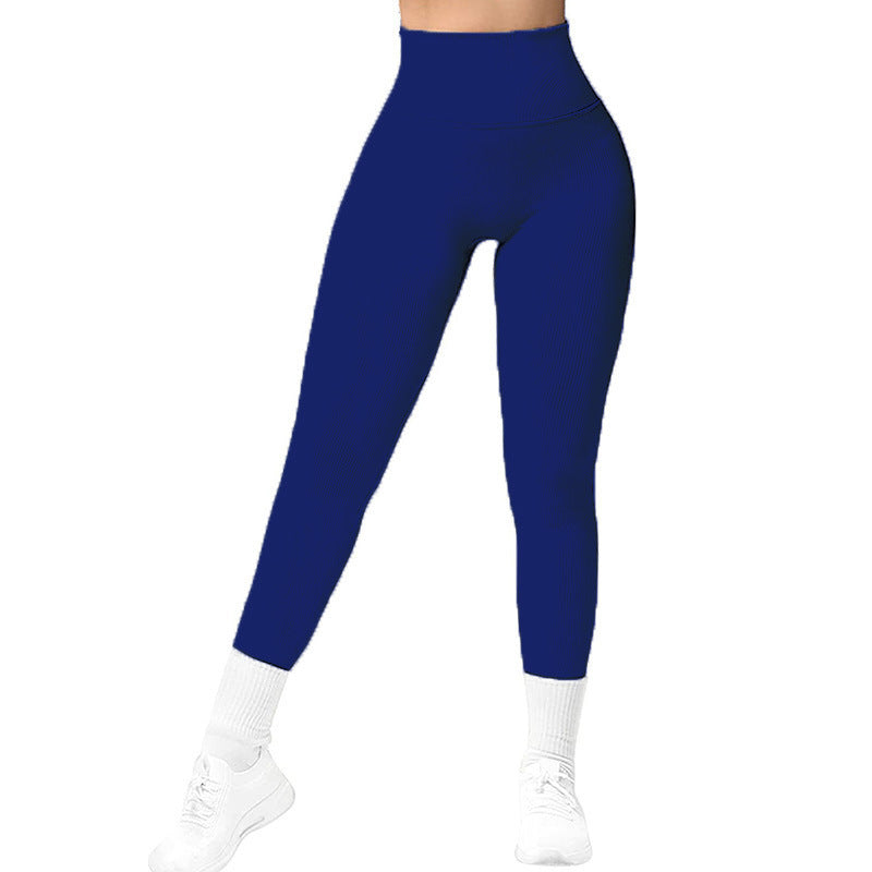 Women’s High-Waist Slim Fit Solid Color Pants – Fashion Casual Nylon Stretch