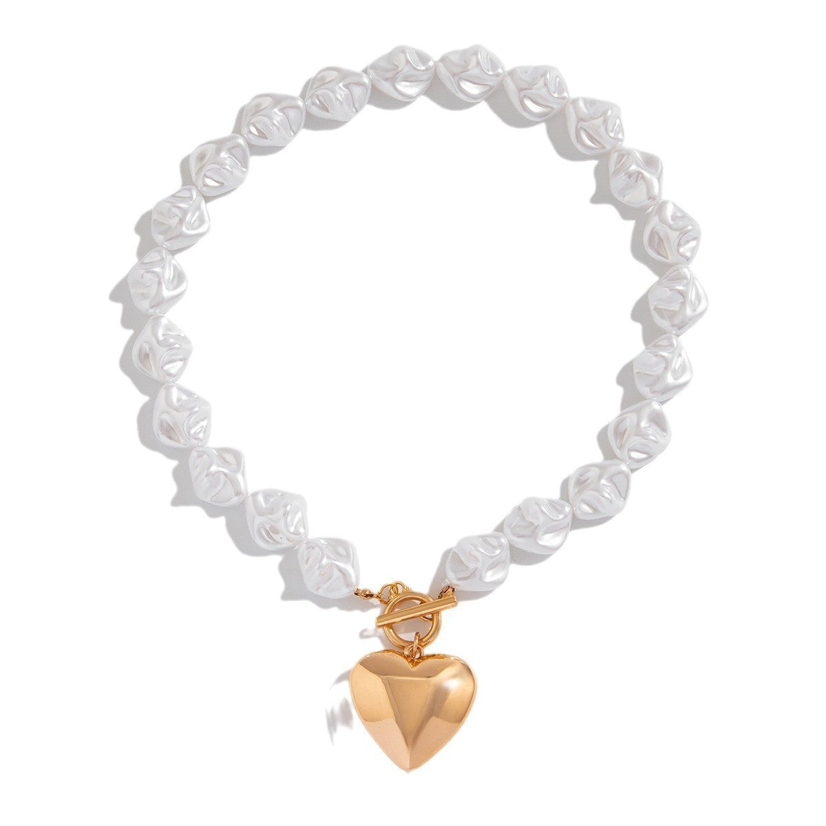 Women's French Style Pearl Bracelet – Elegant Buckle Design