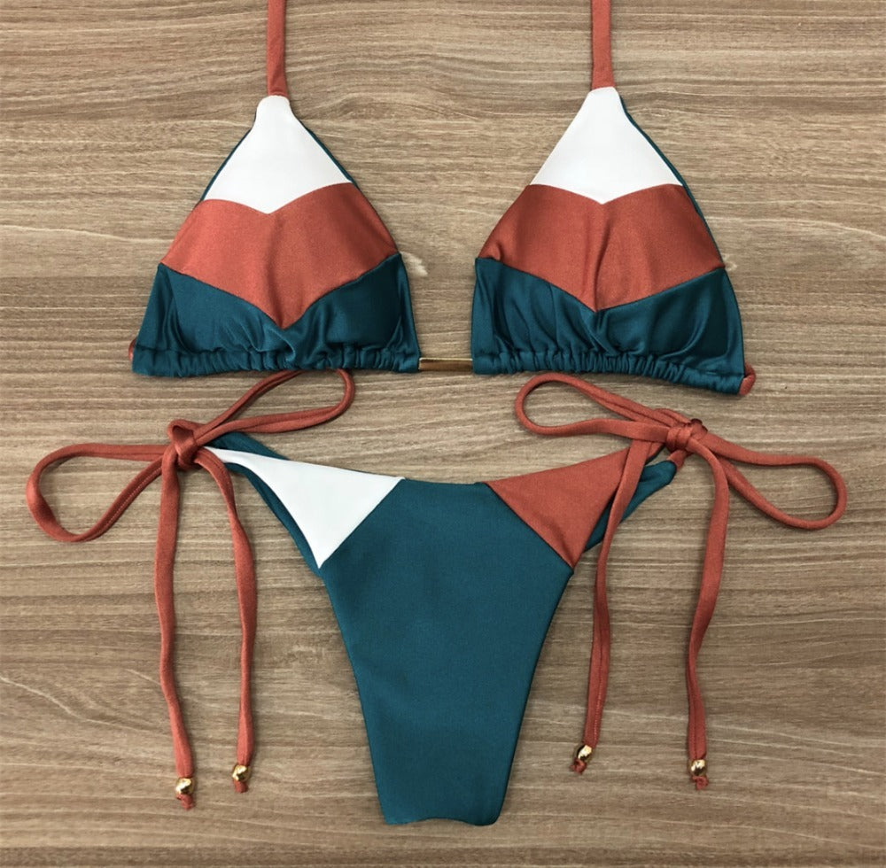 Women's Underwire Bikini Set – Padded Nylon Swimwear
