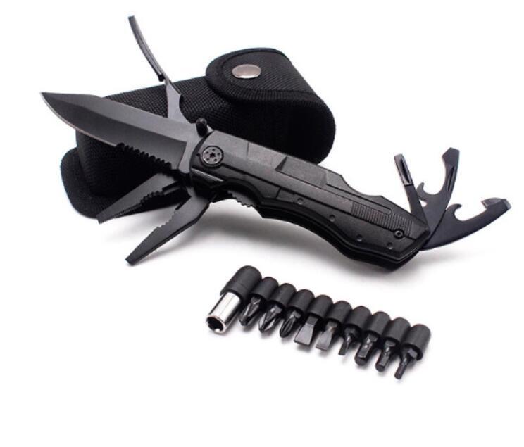 Multi-Purpose Folding Knife Clamp with Aluminum Handle and Nylon Sleeve – Outdoor & Travel Tool