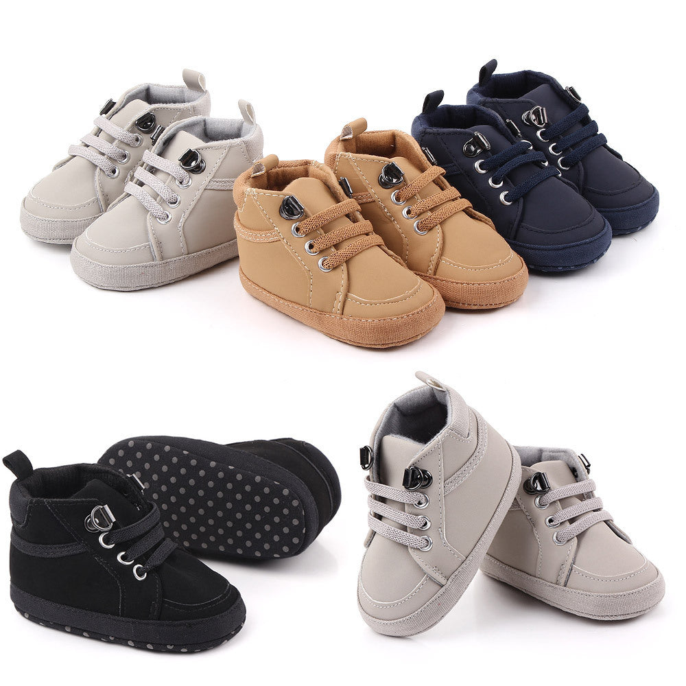 Soft Soles Non Slip Toddler Shoes PU Upper Regular Fit Kids