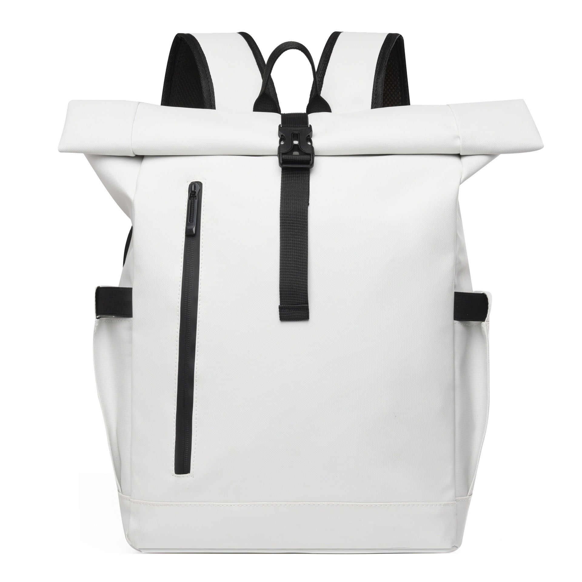 Men's Casual Travel Backpack Solid Color Polyester Lining