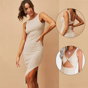 Women's Fashion Casual Sleeveless Hipless Dress