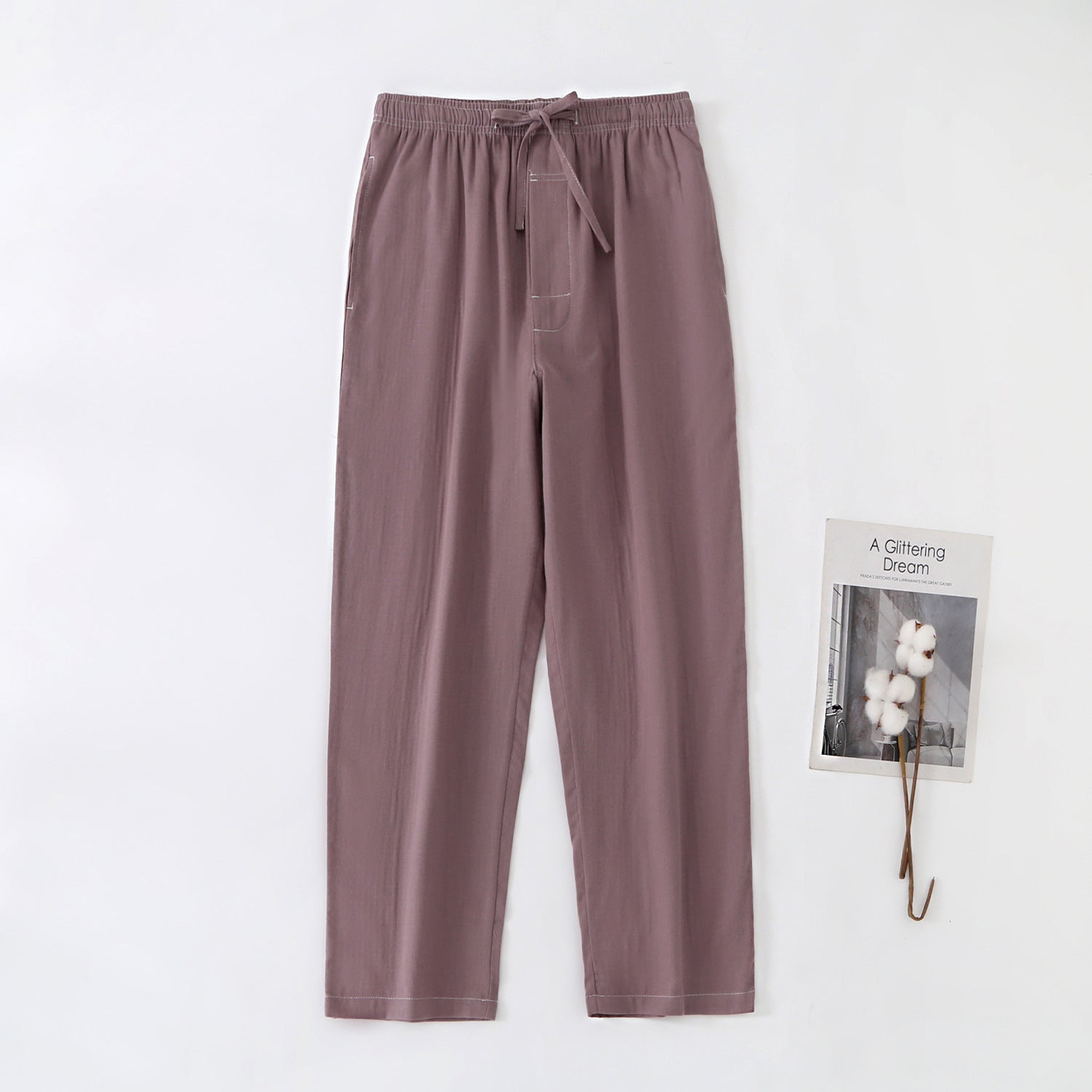 Men's Thin Pajamas Cotton Comfortable And Breathable