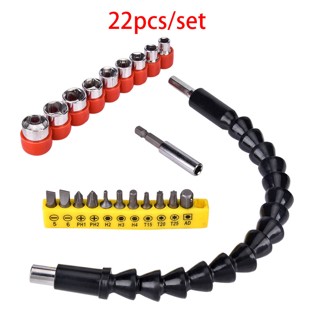 1/4" Hex Flexible Drill Bit Extension – Bendable Shaft, Magnetic