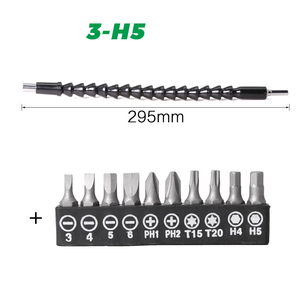 1/4" Hex Flexible Drill Bit Extension – Bendable Shaft, Magnetic