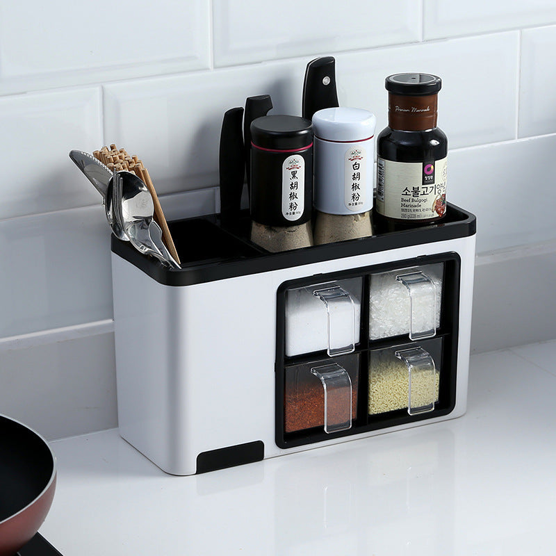 Punch-Free Kitchen Shelf – Easy Install Wall Rack