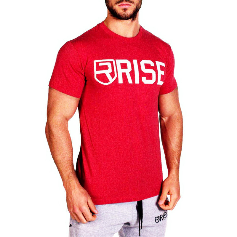 Men's muscle fitness t-shirt