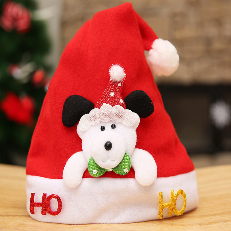 Christmas Decal Cartoon Christmas Hat