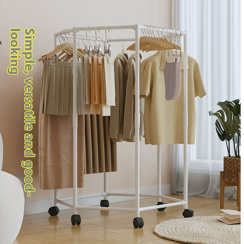 Home Fashion Six-side Rotating Floor Hanger