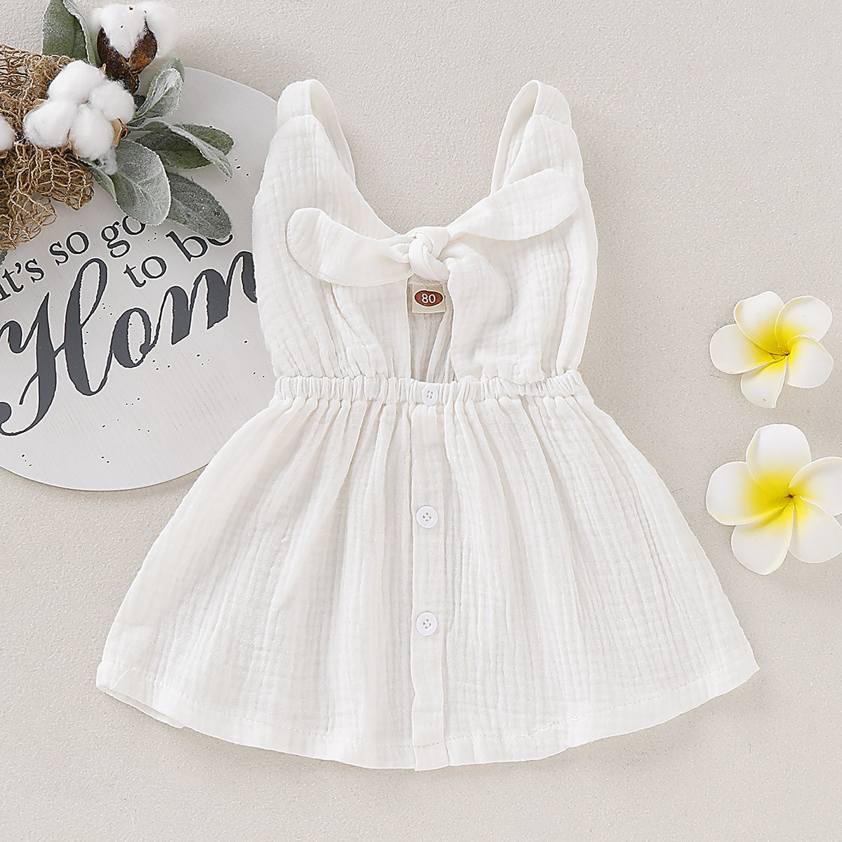 Girls Suspender Dress Cotton Regular Fit Party Wear