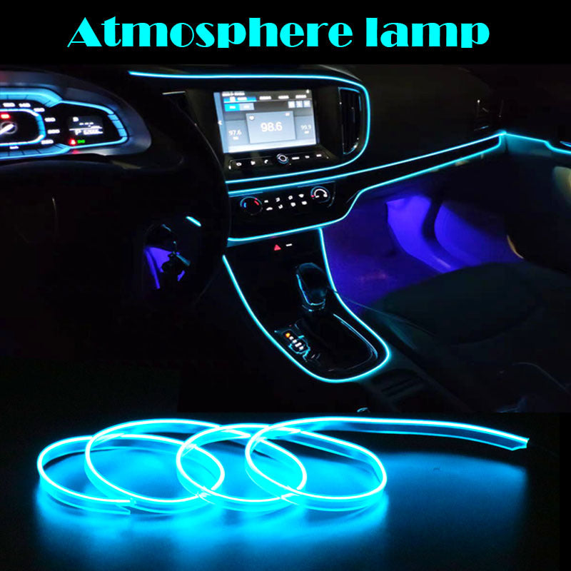 Car LED Strip Light, 12V Waterproof USB Neon Party and Decoration Lamp for Cars and Bicycles