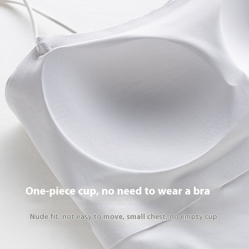 Women's Summer Inner Wear Bra Strap Bra Pad Back Shaping Base Tube Top