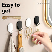 Hook Punch-free Kitchen Bathroom Behind The Door Traceless Load Bearing Stainless Steel