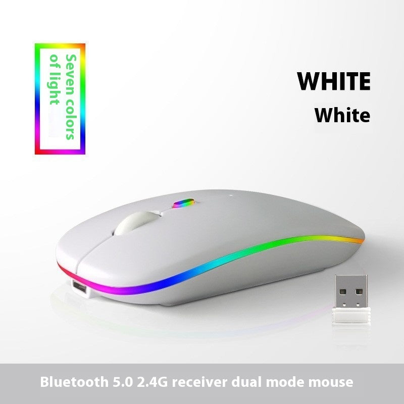 Glowing Bluetooth Mute Charging Mouse