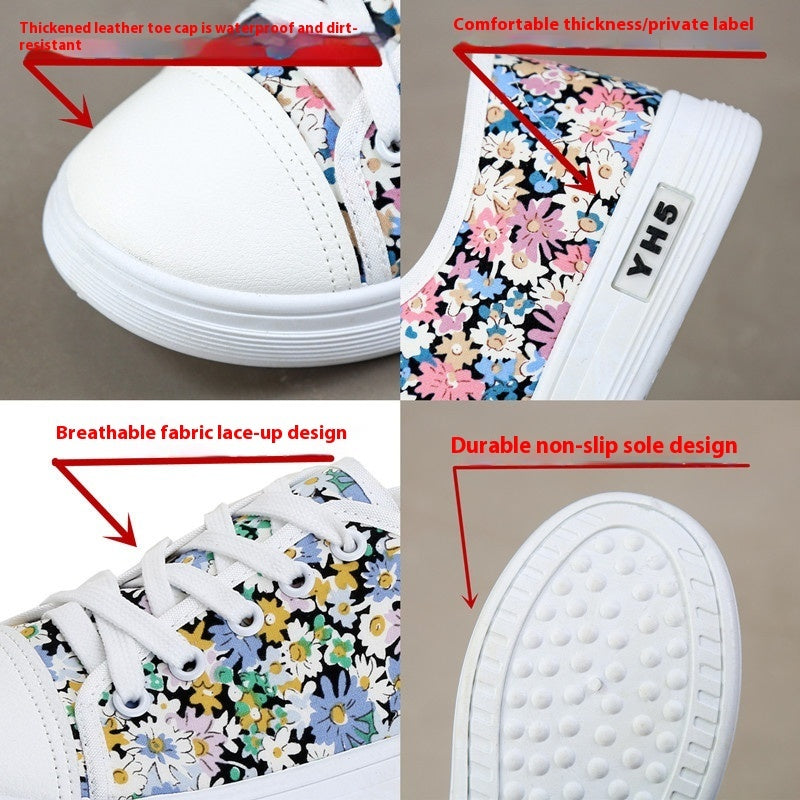 Breathable Versatile Cross-border Student Cloth Shoes