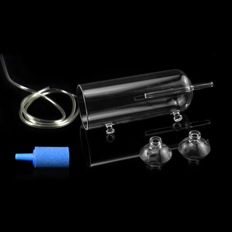 Aquarium Crystal Glass Device Transparent Dissolved Oxygen Cover  Water Tank