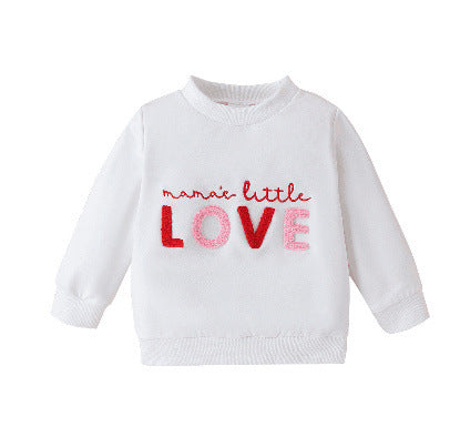 Children's Clothing Girls' Parent-child Long-sleeved Pullover Casual Sweatshirt