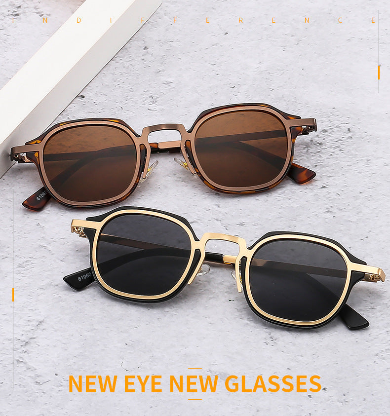 Men's and Women's Punk Box Metal PC Sunglasses