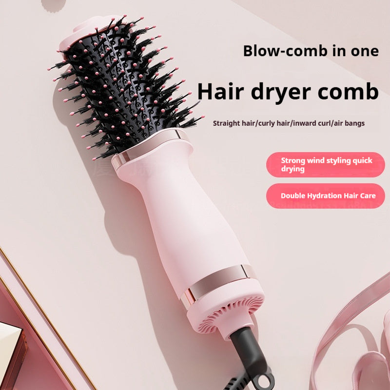 Multifunctional Hair Dryer – Dual-Use Hot Air Brush & Curling Comb