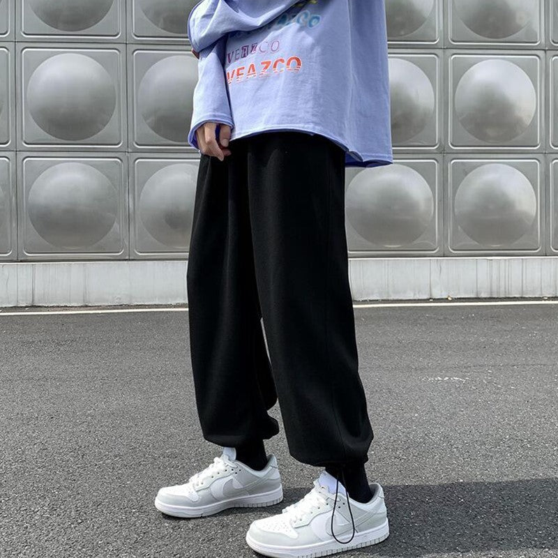 Men’s Ninth-Length Loose Sweatpants – Spring & Autumn