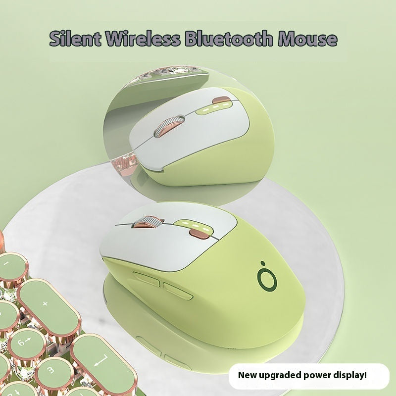 Mute Wireless Bluetooth Mouse – Quiet & Efficient for Office Use