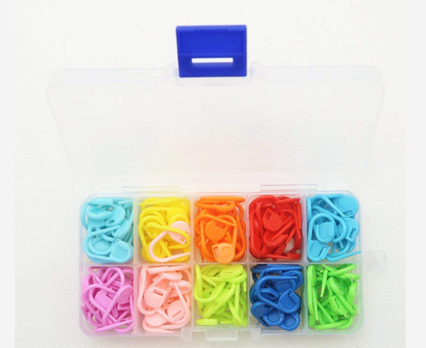 Colorful Plastic Knitting Mark Buckles – Crochet and Knitting Accessories for DIY Projects