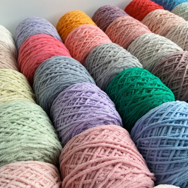 Matte Small Velvet Ice Bar Doll Thread – Mini Woven Wool for Crafts