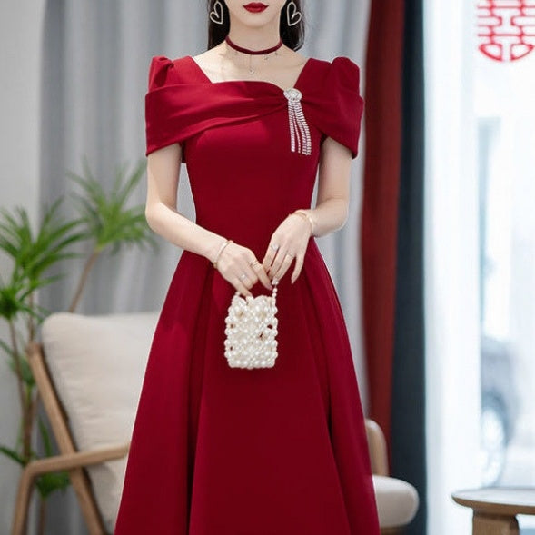 Engagement French Evening Dress Daily Style
